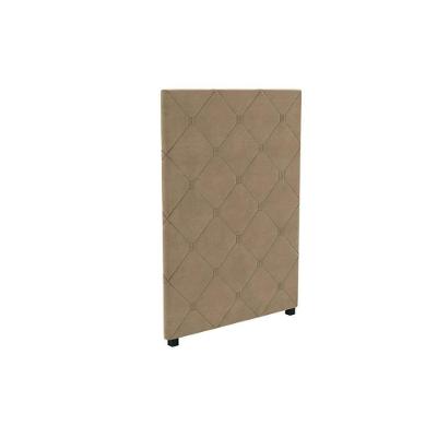 Cabeceira Cama Box Estofada Solteiro Cab012 Suede Bege - Kappesberg