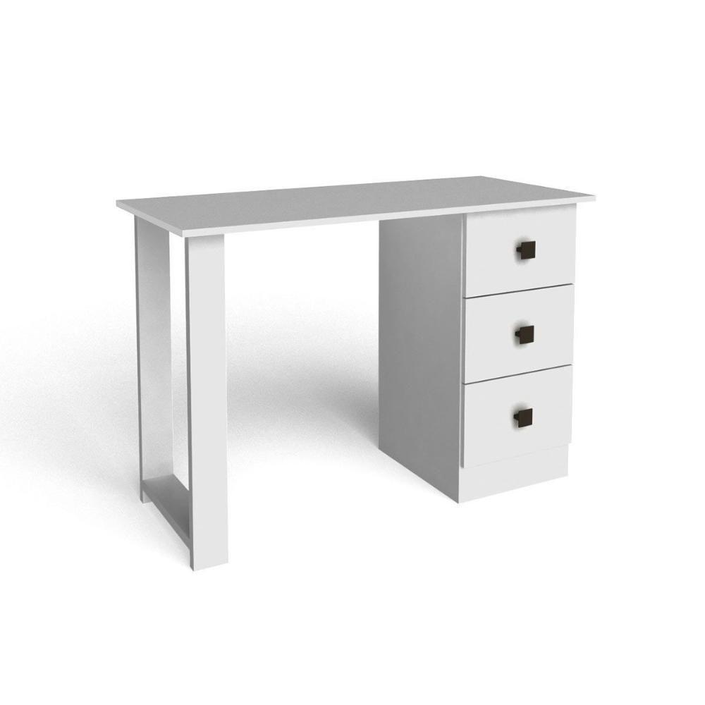 Mesa De Computador Msm 436 C- 3 Gavetas Rustico - Movelbento - 5