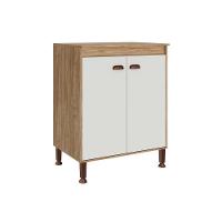 Balcão De Cozinha C- Tampo Torino C- 2 Portas 70cm Mel - Movelbento - 7