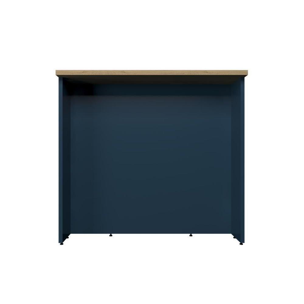 Bancada Ilha Cozinha Ph 3068 évora 120cm Azul-carvalho Nature - Herval - 1