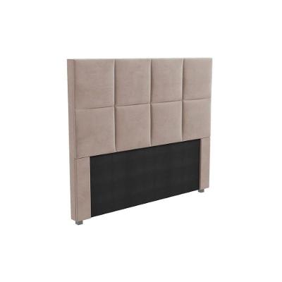 Cabeceira Cama Box Estofada Queen Cab011 Suede Cinza - Kappesberg
