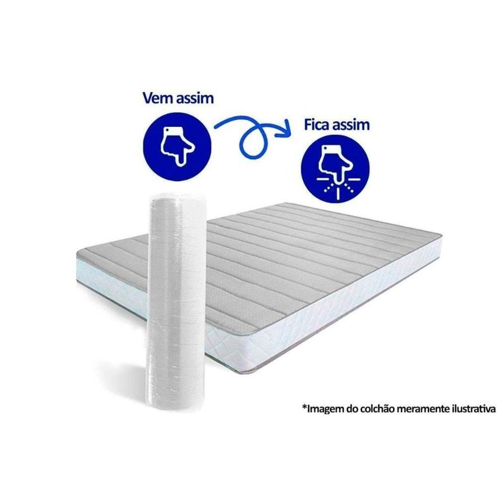 Colchão Casal Enrolado A Vácuo Espuma D28 Gray Bed In Box (138x188x19) - Kappesberg - 4