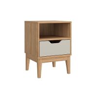 Mesa Cabeceira Mb 1095 C- 1 Gaveta Mel-avelã - Movelbento - 3