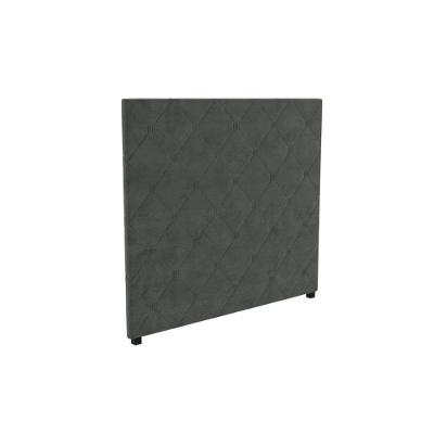 Cabeceira Cama Box Estofada Casal Cab012 - Suede Grafite - Kappesberg