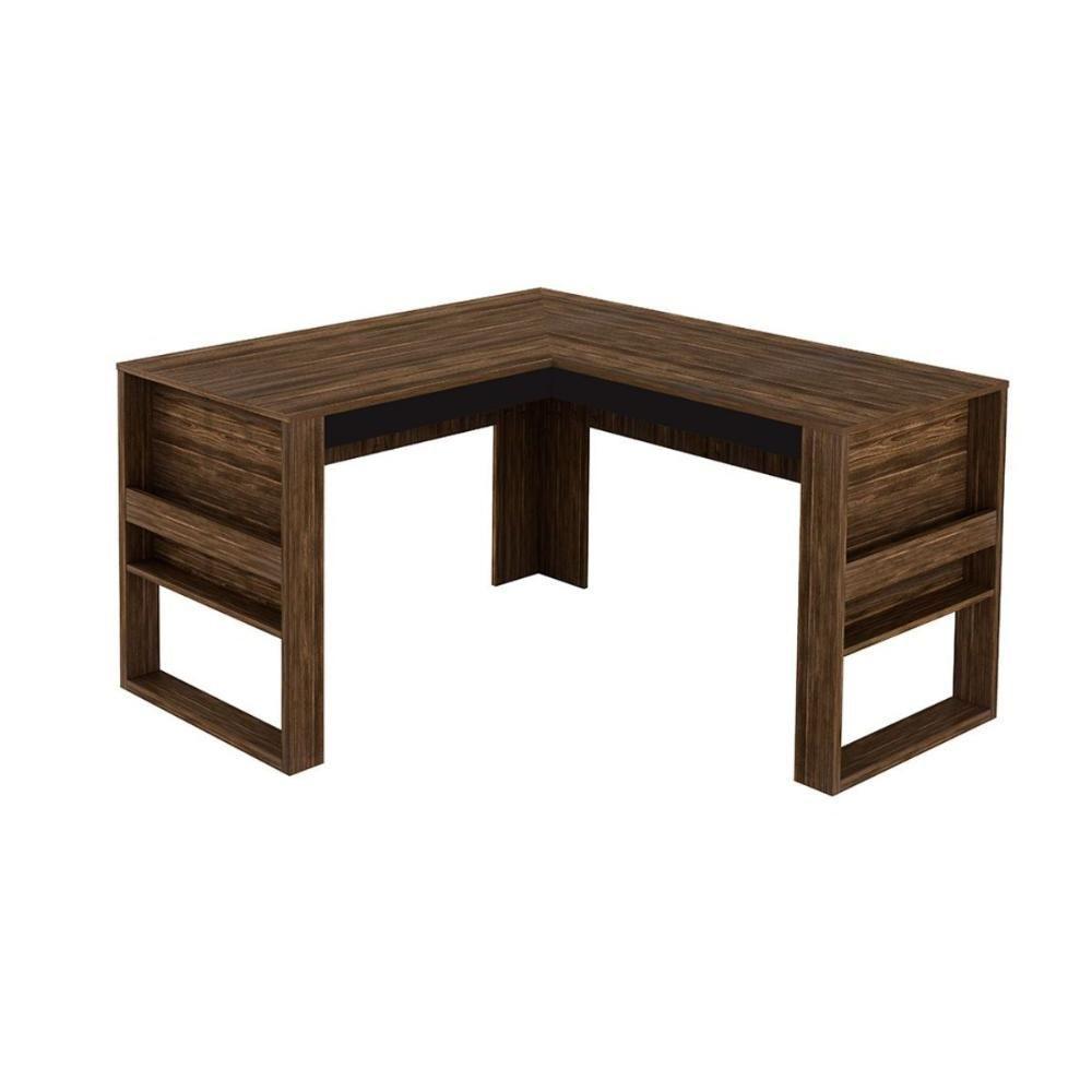 Mesa De Escritório Canto Me4145 Amêndoa - Tecno Mobili - 3