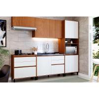 Balcão De Cozinha Denver Ph 3108 C- 3 Gavetas S- Tampo 80cm Freijo Rocks-branco - Herval - 4