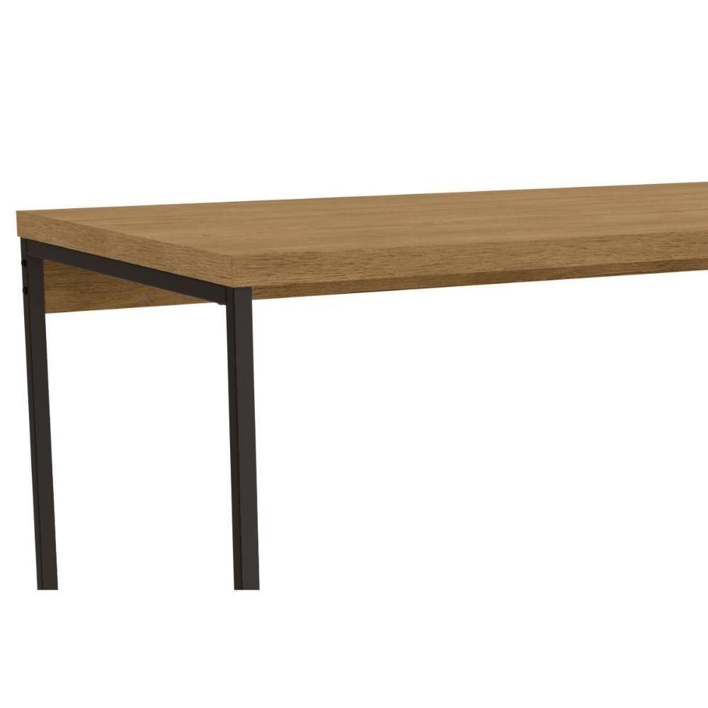 Mesa De Escritório Secretária Industrial Li002 Canela-branco - Kappesberg - 4