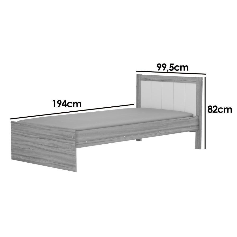 Mini Cama Infantil Manu Branco-amendoa - Peroba - 2