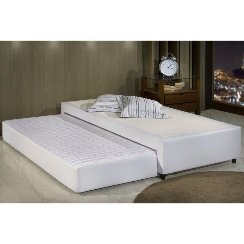 Cama Box Base C- Auxiliar Solteirao Mh1453 Bordado White (96x203x28) - Herval - 7
