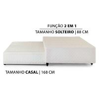 Cama Box Base C- Auxiliar Solteirao Mh1453 Bordado White (96x203x28) - Herval - 5