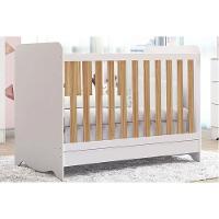 Berço Infantil Ben 3 Em 1 Branco-amendoa - Peroba - 1