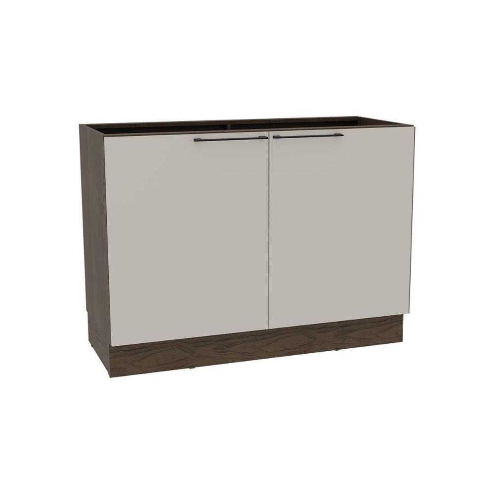 Balcão De Cozinha Amsterdam Ph 3134 C- 2 Portas S- Tampo 120cm Avela-off White - Herval - 1