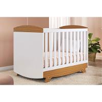 Berço Infantil Cris 3 Em 1 Branco-amendoa - Peroba - 1