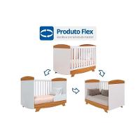 Berço Infantil Cris 3 Em 1 Branco - Peroba - 2