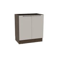 Balcão De Cozinha Amsterdam Ph 3132 C- 2 Portas S- Tampo 80cm Avela-off White - Herval - 1