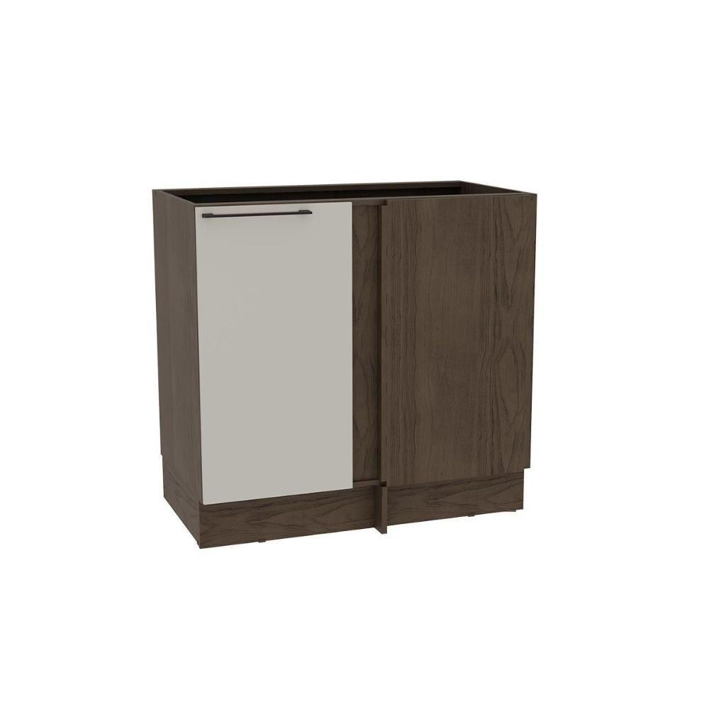 Balcão De Cozinha Amsterdam Ph 3140 Canto Reto C- 1 Porta S- Tampo 92,5cm Avela-grafite - Herval - 2