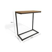 Mesa Lateral P- Sala Industrial Li025 De Apoio Notebook Canela-branco - Kappesberg - 3