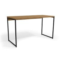 Mesa De Escritório Secretária Industrial Li003 Canela-branco - Kappesberg