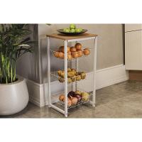 Balcão Fruteira Cozinha Crome Indrustrial Li035 Canela-branco - Kappesberg - 1