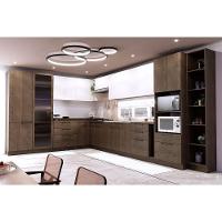 Balcão De Cozinha Amsterdam Ph 3139 C- 3 Gavetas E 1 Toalheiro S- Tampo 80cm Avela-grafite - Herval - 4