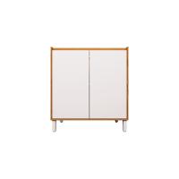 Balcão De Cozinha Denver Ph 3107 C- 2 Portas S- Tampo 80cm Freijo Rocks-branco - Herval - 2