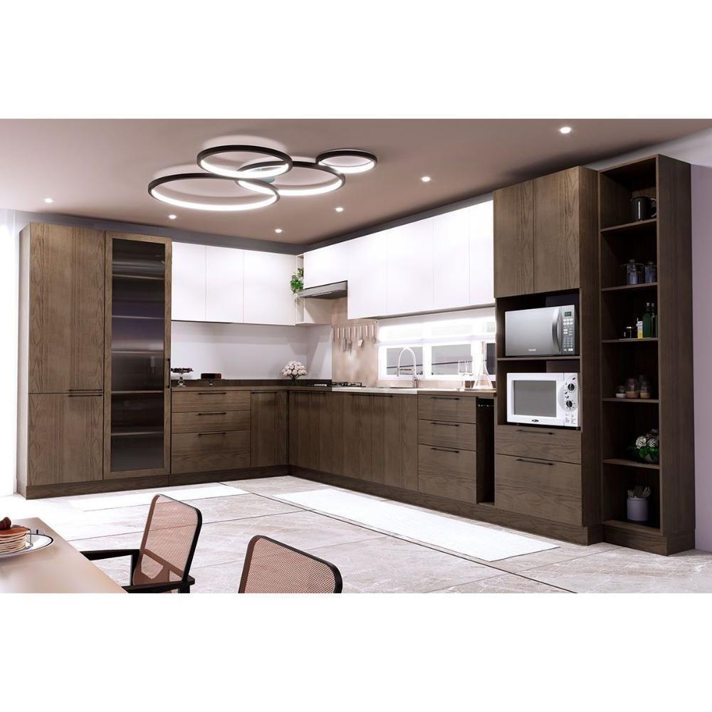 Balcão De Cozinha Amsterdam Ph 3139 C- 3 Gavetas E 1 Toalheiro S- Tampo 80cm Avela-off White - Herval - 4