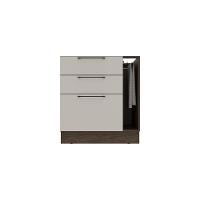 Balcão De Cozinha Amsterdam Ph 3139 C- 3 Gavetas E 1 Toalheiro S- Tampo 80cm Avela-off White - Herval - 2