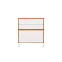 Balcão De Cozinha Denver Ph 3108 C- 3 Gavetas E Divisor De Talheres S- Tampo 80cm Freijo Rocks-branco - Herval - 2