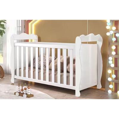 Berço Infantil Lisi 3 Em 1 Branco - Peroba