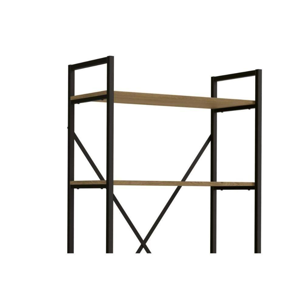 Estante P- Sala Industrial Alta Li006 Aço C- 5 Prateleiras 72x152cm Canela-branco - Kappesberg - 5