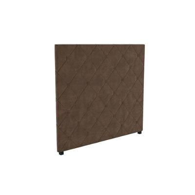Cabeceira Cama Box Estofada Queen Cab012 - Suede Marrom - Kappesberg