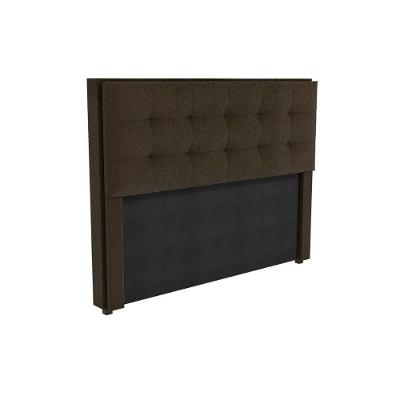 Cabeceira Cama Box Estofada Queen Cab010 Boucle Chocolate - Kappesberg