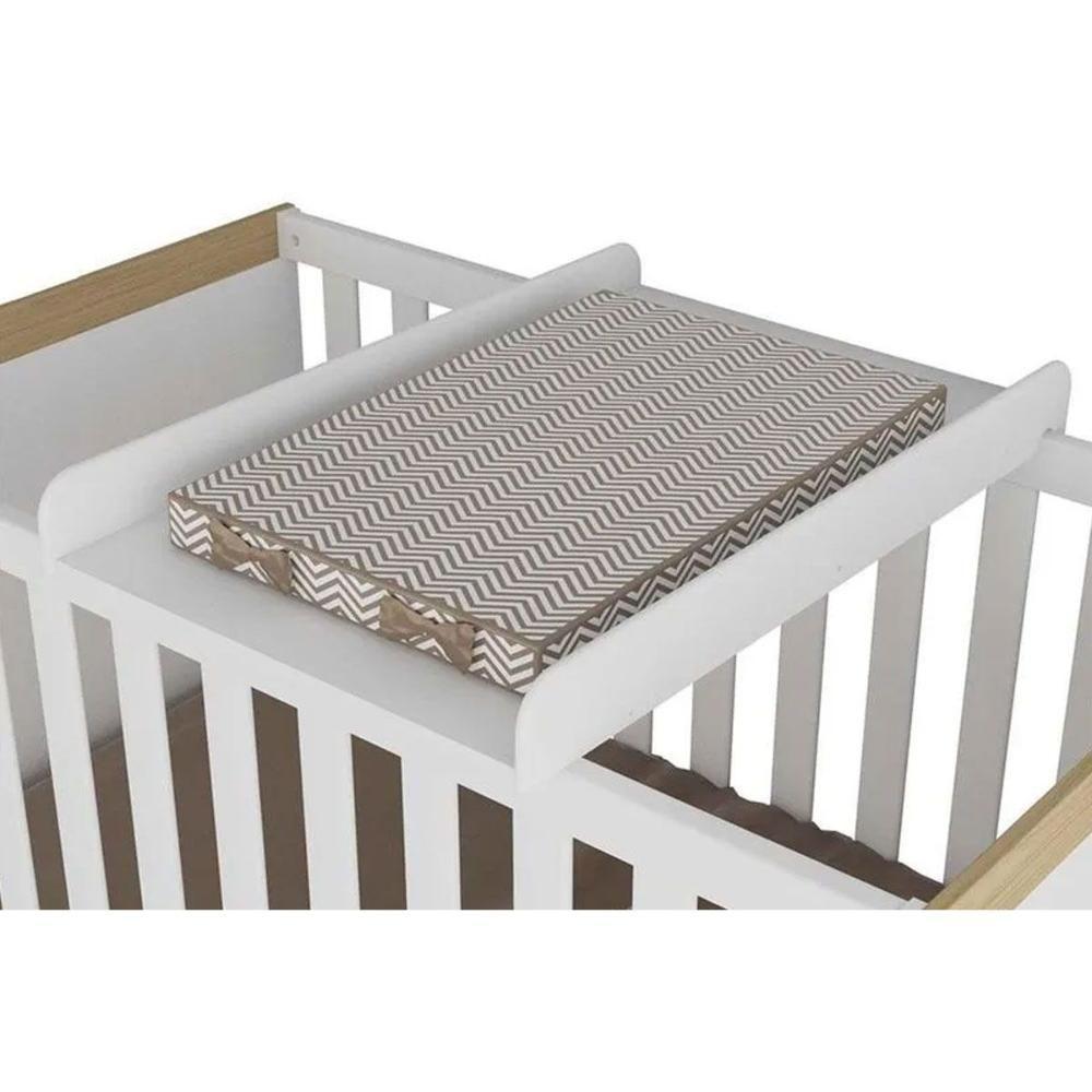 Multiuso De Quarto Bebê Trocador Infantil 711 Branco - Peroba - 1
