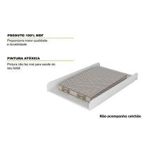 Multiuso De Quarto Bebê Trocador Infantil 711 Branco - Peroba - 3