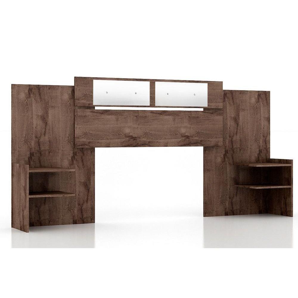 Cabeceira Cama Box Madeirado Solteiro-casal-queen Mila C- Espelho Off White - Panan - 10