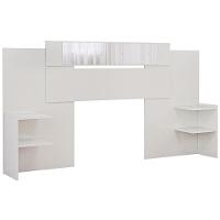 Cabeceira Cama Box Madeirado Solteiro-casal-queen Mila C- Espelho Off White - Panan - 1