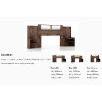 Cabeceira Cama Box Madeirado Solteiro-casal-queen Mila C- Espelho Off White - Panan - 2