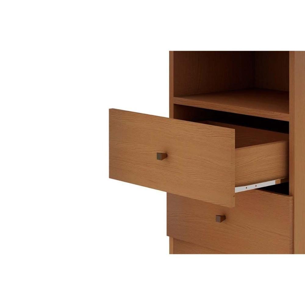 Mesa Cabeceira Irlanda C- 2 Gavetas Freijo - Genialflex - 4