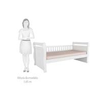 Cama Solteiro De Babá Maria Branco-amendoa - Peroba - 3