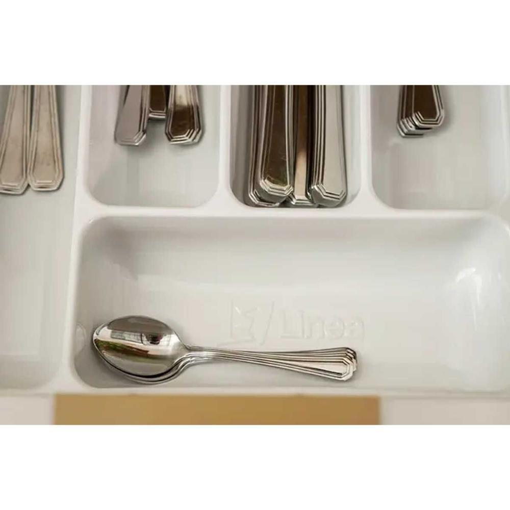 Balcão De Cozinha C- Tampo Selena C- 3 Porta E 2 Gavetas 120cm Jequitiba-off White Fosco - Linea Brasil - 8