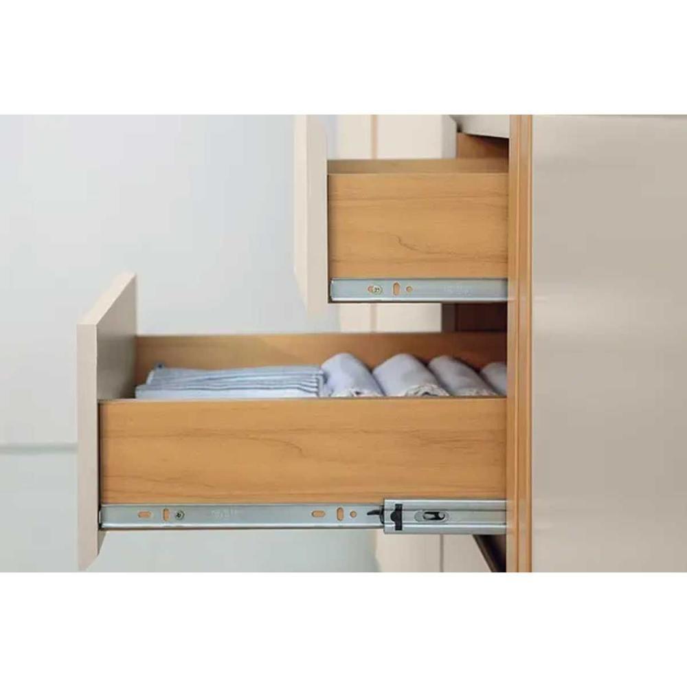 Balcão De Cozinha Allure C- 2 Portas E 3 Gavetas S- Tampo 120cm Jequitiba-gris Fosco - Linea Brasil - 5