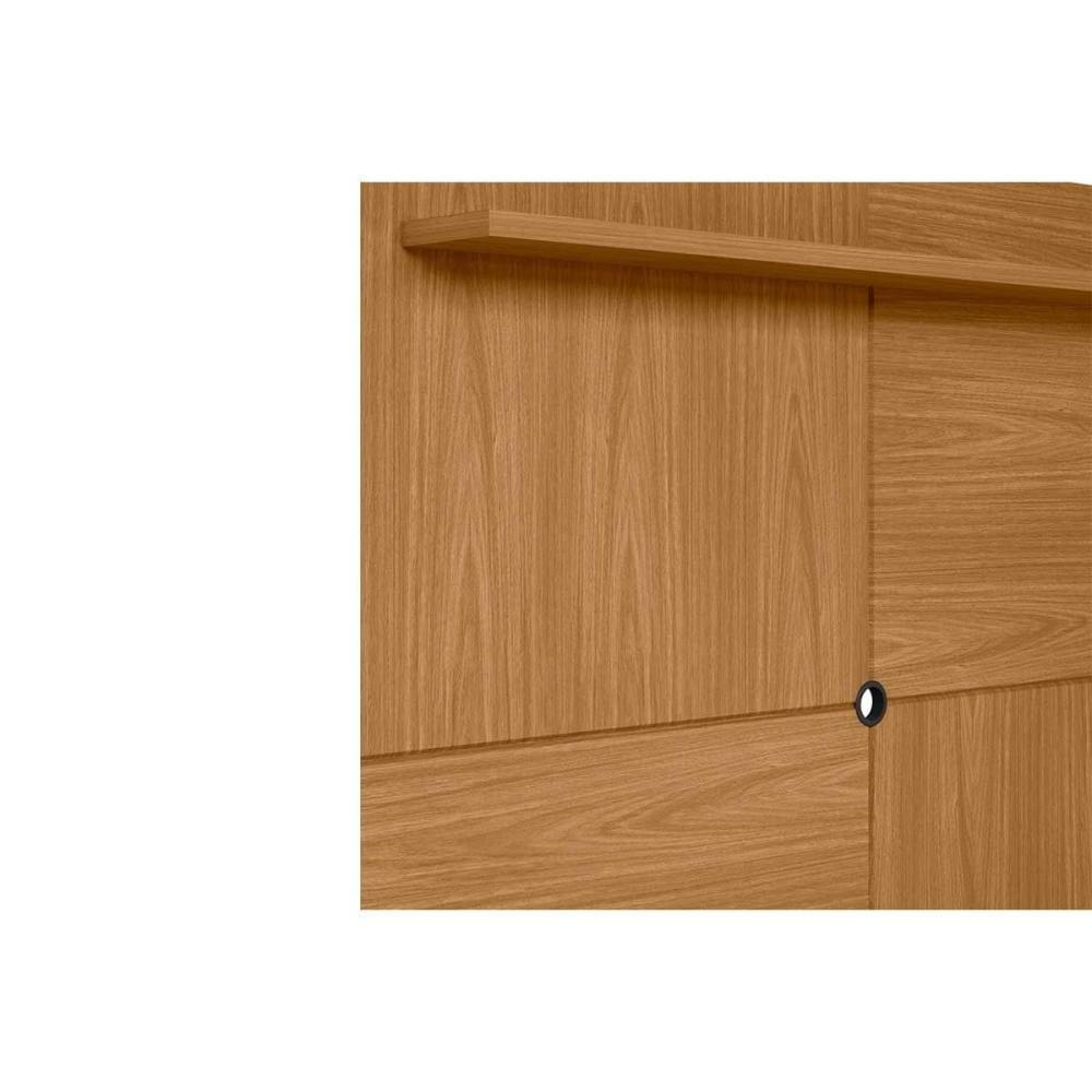 Estante P- Sala Até 60 Pol Viena C- 1 Porta E Pés 185x150cm Jatoba-off White - Linea Brasil - 4