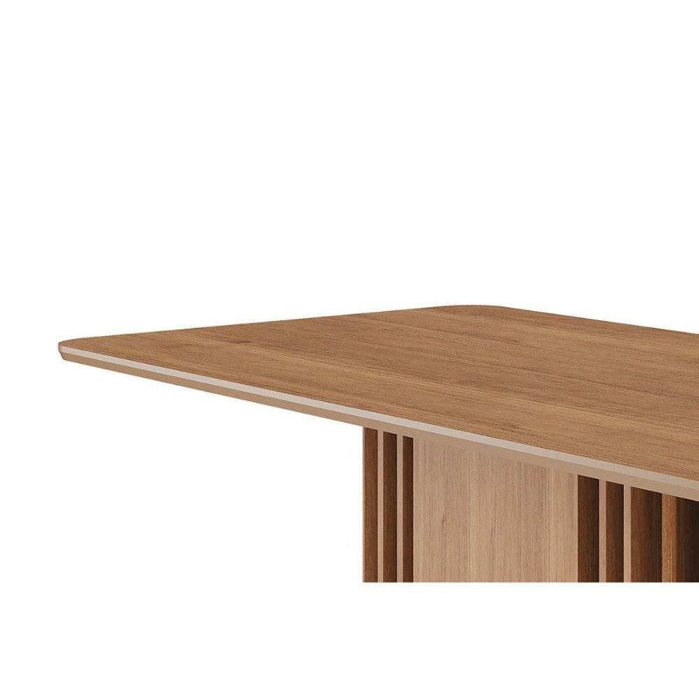 Mesa Multiuso Cozinha Julieta C- Tampo Madeirado 180x90cm Cinamomo - Cimol - 4