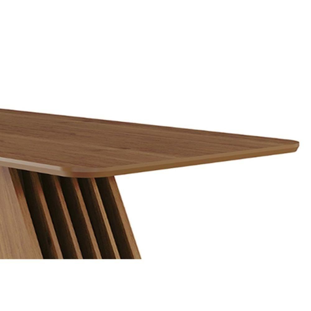 Mesa Multiuso Cozinha Agata C- Tampo Madeirado 130x80cm Cinamomo - Cimol - 5