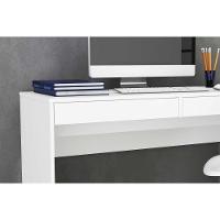 Mesa Computador Msm 439 C- 2 Gavetas Branco - Movelbento - 3