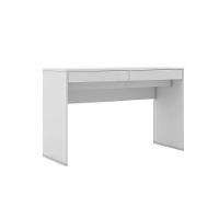 Mesa De Computador Solteiro Msm 439 C- 2 Gavetas Branco - Movelbento - 5