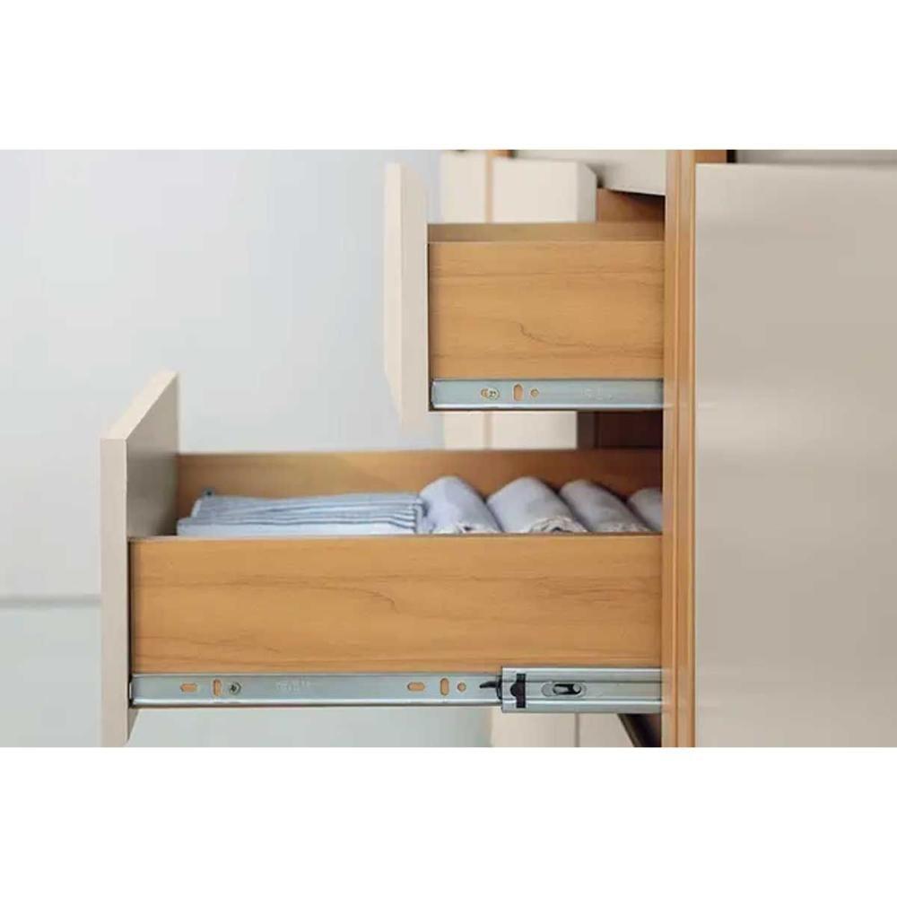 Balcão De Cozinha Modulado C- Tampo Allure C- 2 Portas E 3 Gavetas 120cm Jequitiba-gris Fosco - Linea Brasil - 5