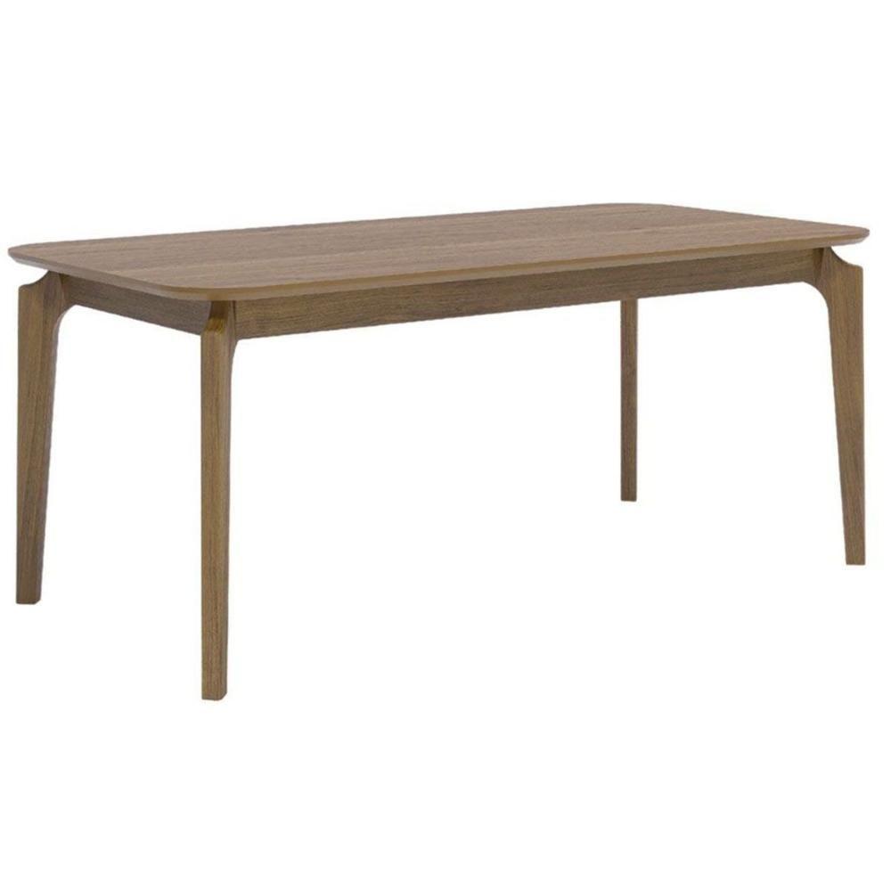 Mesa Multiuso Cozinha Ficus Natuame C- Tampo Madeirado 180x90cm Carvalho-cinamomo - Cimol - 1