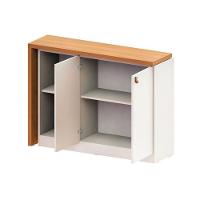 Mesa Escrivaninha Casal Versa Home C- 2 Portas Freijo-branco - Telasul