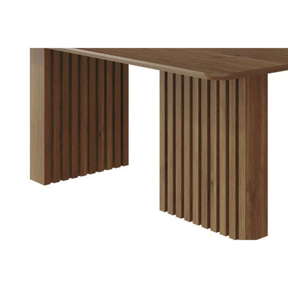 Mesa Multiuso Cozinha Ester C- Tampo Madeirado 180x90cm Cinamomo - Cimol - 6